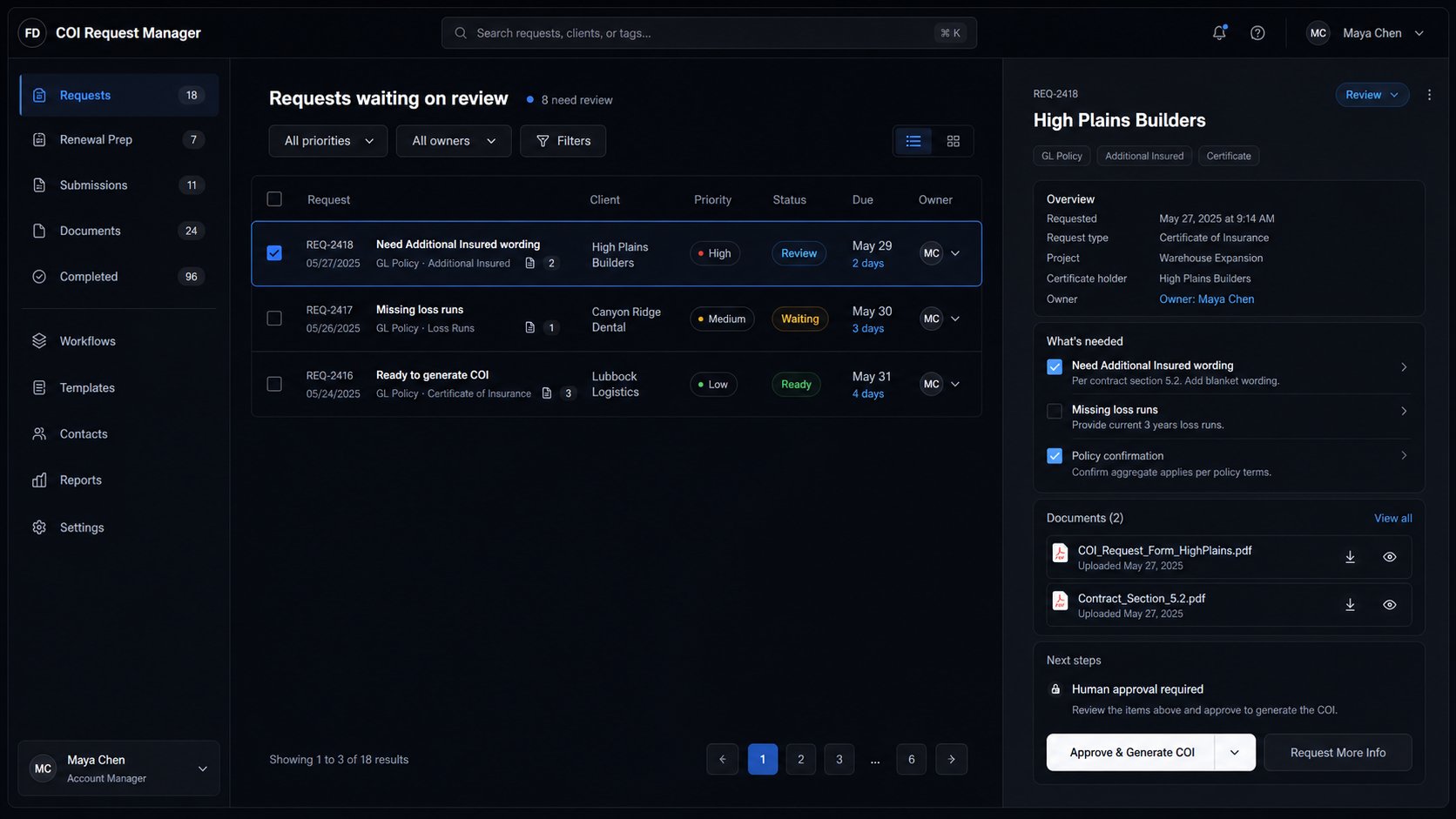 Workflows